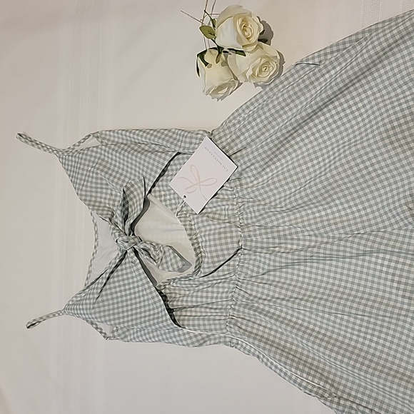 New! Gal Meets Glam Romper Gingham Sz4 - Picture 3 of 12